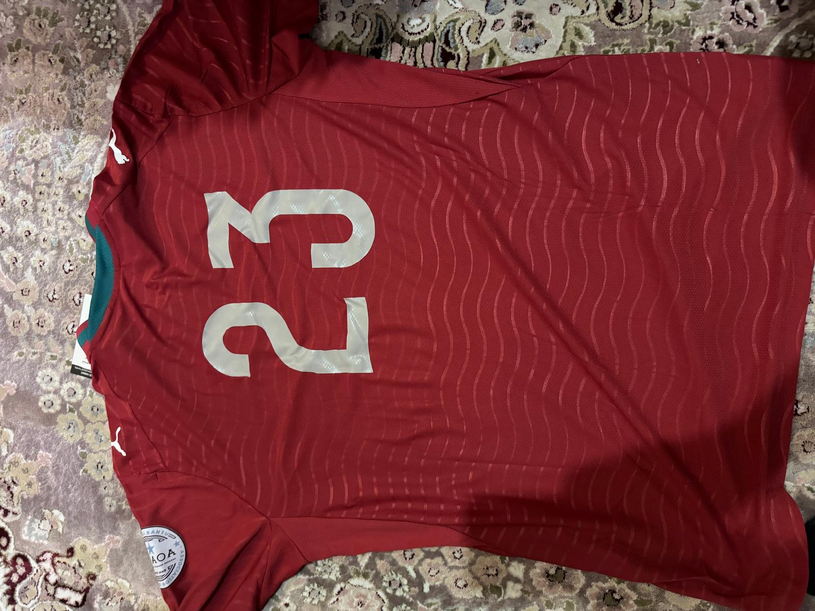 Red tournament jersey